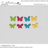 Butterflies Vol. 1 (CU) by Mixed Media by Erin