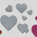 Foam Glitter Stickers: Vol. 1 Hearts (CU) by Mixed Media by Erin detail 01