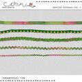 Festive Ribbons Vol. 1 (CU) by Mixed Media by Erin