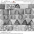 Celtic Knot Stamps Vol. 1 (CU) By Mixed Media by Erin