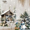 White Christmas {Mini Kit} by Mixed Media By Erin example art by Anke55