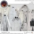 Eerie {Ghosties} by Mixed Media by Erin