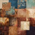 Copper Spice {Kit Papers} by Mixed Media by Erin Contents