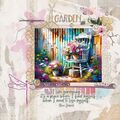 Secret Garden {Page Kit} by Mixed Media by Erin example art by  Margje