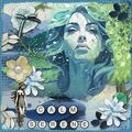 Tranquility {Page Kit} by Mixed Media by Erin example art by  Cherylndesigns