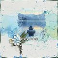 Tranquility {Transfers} by Mixed Media by Erin example art by  Cindy