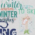 Winter Holiday {Word Art} by Mixed Media by Erin detail 03