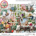 O'Keeffe {Page Kit} by Mixed Media by Erin Elements