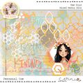 Bee Kind {Mixed Media Bits}by Mixed Media by Erin Painty Bits