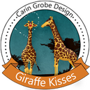 Giraffe Kisses by Carin Grobe Design