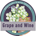 Grape and Wine by Memory Lane Digital