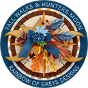 Fall Walks and Hunters Moon by Rainbow of Greys Designs