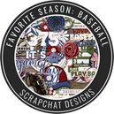 My Favorite Season: Baseball by ScrapChat Designs