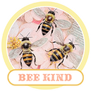 Bee Kind by Mixed Media by Erin