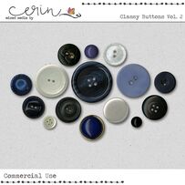 Classy Buttons Vol. 2 (CU) by Mixed Media by Erin