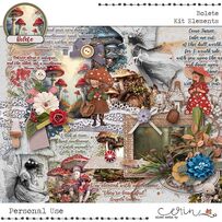 Bolete {Kit Elements}  by Mixed Media by Erin