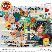 Change {Kit Elements} by Mixed Media by Erin