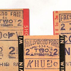 Vintage Fair Tickets Vol. 1 (CU) by Mixed Media by Erin detail 01