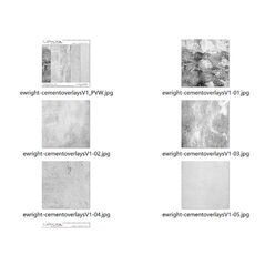 Cement Overlays Vol. 1 (CU) By Mixed Media by Erin contents