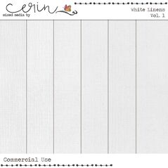 White Linens Vol. 1 (CU)  by Mixed Media by Erin