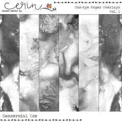 Eco-dye Paper Overlays Vol. 1 (CU) by Mixed Media by Erin