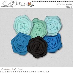 Ribbon Roses Vol. 2 (CU) By Mixed Media by Erin