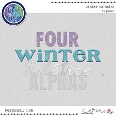 Winter Solstice {Alphas} by Mixed Media by Erin