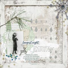 Winter Solstice {Page Kit} by Mixed Media by Erin example art by Anke55