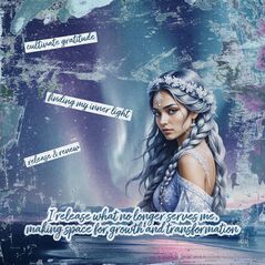 Winter Solstice {Snow Queens} by Mixed Media by Erin example art by Brighteyes