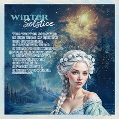 Winter Solstice {Snow Queens} by Mixed Media by Erin example art by Brighteyes