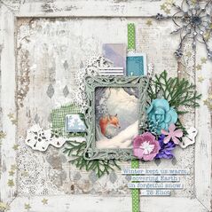 Winter Solstice {Page Kit} by Mixed Media by Erin example art by  EvelynD2