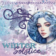 Winter Solstice {Page Kit} by Mixed Media by Erin example art by  Kel
