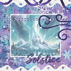 Winter Solstice {Page Kit} by Mixed Media by Erin example art by  Kel