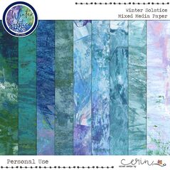 Winter Solstice {Mixed Media Papers} by Mixed Media by Erin