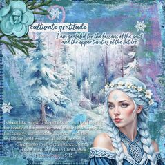 Winter Solstice {Transfers} by Mixed Media by Erin example art by VickyDay