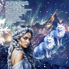 Winter Solstice {Auroras} by Mixed Media by Erin example art by Zanthia