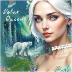 Winter Solstice {Snow Queens} by Mixed Media by Erin example art by NonniF