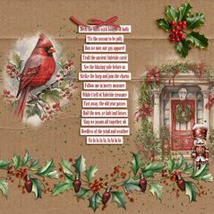 Deck the Halls {Mini Kit} by Mixed Media By Erin example art by Pachimac