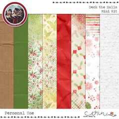 Deck the Halls {Mini Kit} by Mixed Media By Erin paper