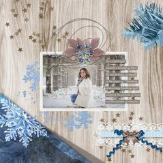Starry Night {Mini Kit} by Mixed Media by Erin example art by LauraD