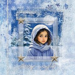Starry Night {Mini Kit} by Mixed Media by Erin example art by Margje