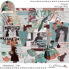 Ailyak {Collection Bundle} by Mixed Media by Erin Collage Bits