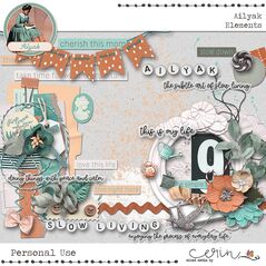 Ailyak {Kit Elements} by Mixed Media by Erin