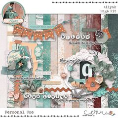 Ailyak {Page Kit}  by Mixed Media by Erin