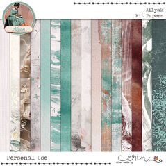Ailyak {Kit Papers}  by Mixed Media by Erin