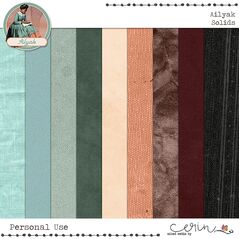 Ailyak {Solid Backgrounds} by Mixed Media by Erin