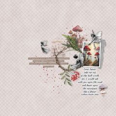 Bolete {Kit Elements}  by Mixed Media by Erin example art by Anke55