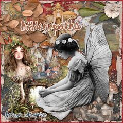 Bolete {Mark Making Bits} by Mixed Media by Erin example art by Cherylndseigns