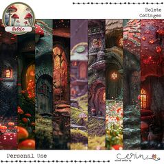 Bolete {Collection Bundle} by Mixed Media by Erin Cottages