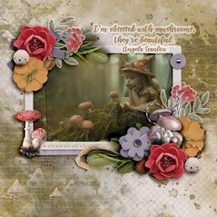 Bolete {Kit Elements}  by Mixed Media by Erin example art by Josie